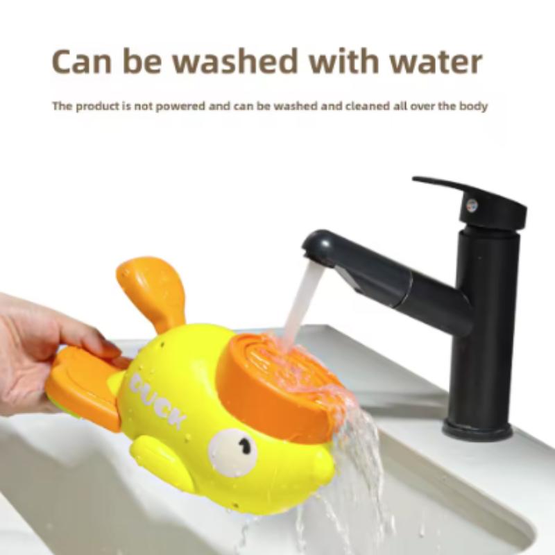 Yellow Duck-Shaped Cat Treat Dispenser Interactive Durable Plastic Puzzle Slow Feeder Dog Training Toy Entertainment