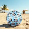Lionel Messi Aufdruck Größe 5 Fußball, Standard Spielball für Sportspiel und Teamtraining, Ideales Geschenk für Fußballfans