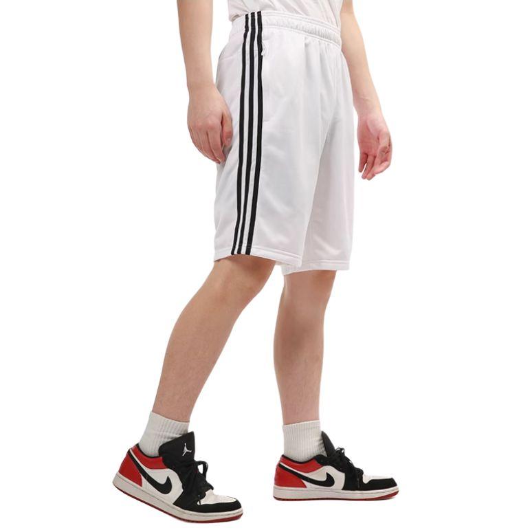 Adidas Comfortable Skin-Friendly Striped Casual Shorts Men Shorts White GH7866