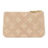 Louis Vuitton Key Pouch S Meowgram Canvas Women Wallets Cream M25758