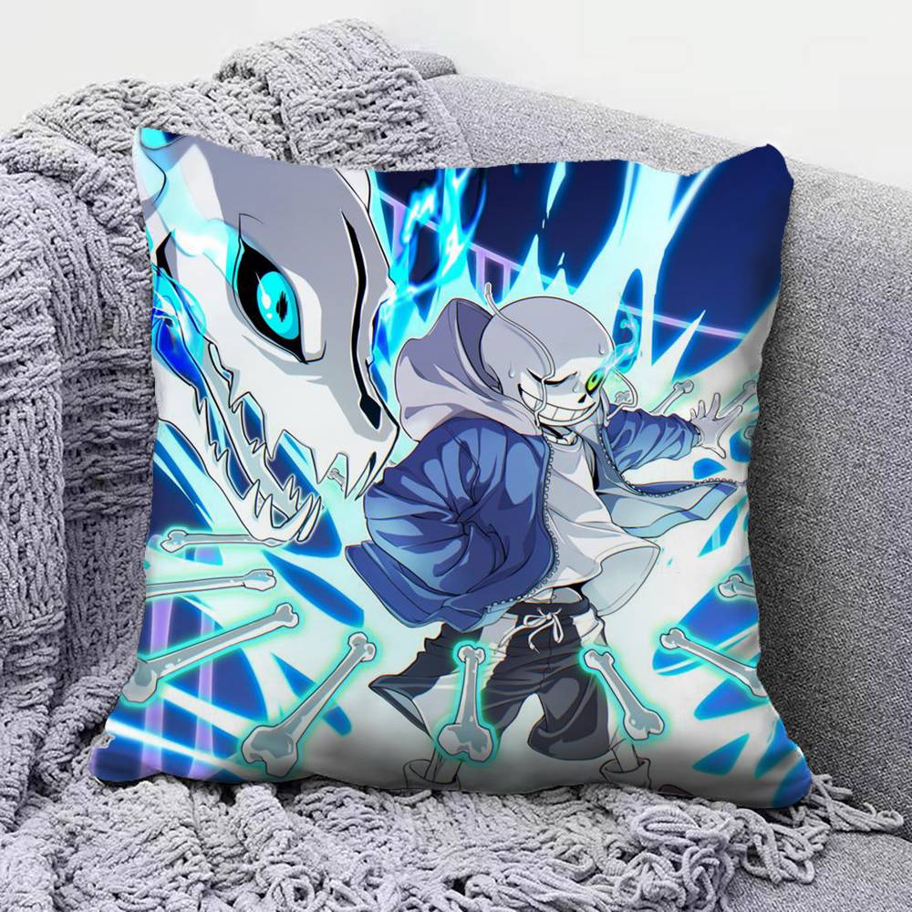 Classic Sans Undertale Game Cool Pillow Covers Home Sofa Cushion Covers and Aecorative Custom