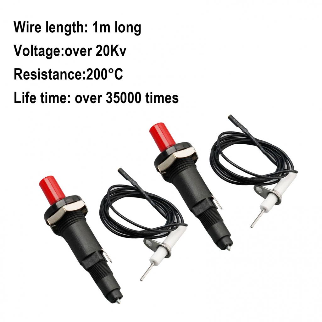 Piezo Spark Piezo Spark Ignition with Cable Gas Fireplace BBQ Stove BBQ Tools