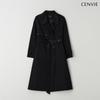 Senbi Milan Button Trench Coat 3 Color