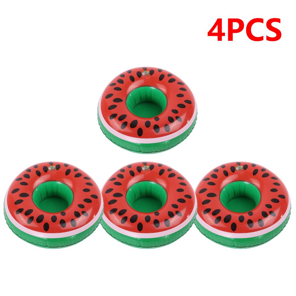 Nafukovací držák na pohár plovoucí nafukovací podtácky na nápoje z kokosového stromu Flamingo Unicorn držák na pití do bazénu plovák