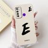For Realme 5i RMX2030 6i RMX2040 Cover For Realme 6i Case Simple Fashion Letters A-Z Pattern Design Silicone Shockproof Bumper