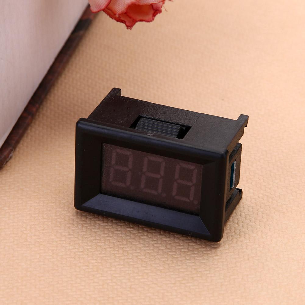 Mini 0.36in DC 2.4V-30V 2 fire LED Panou cu afișaj digital Voltmetru baterie