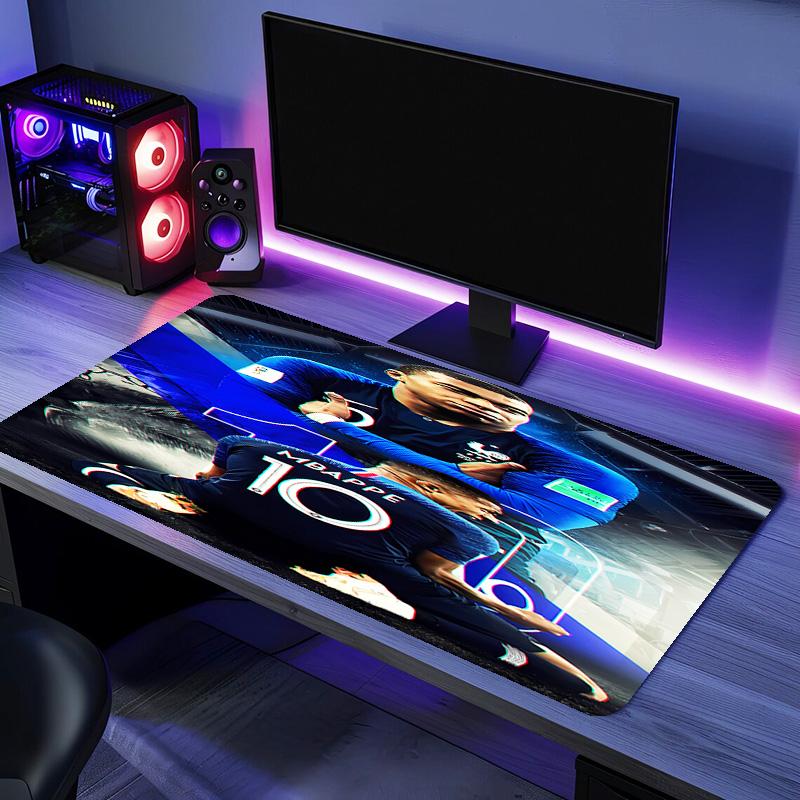 Kylian Mbappé Mouse Pad - Non-Slip Rubber Base, Smooth Surface for Work,Gaming,Office,And Home Use, Desk Mouse Pad