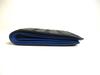 Authentic BOTTEGA VENETA Intrecciato Black Blue Leather Bifold Bill Wallet #a351  Refurbished