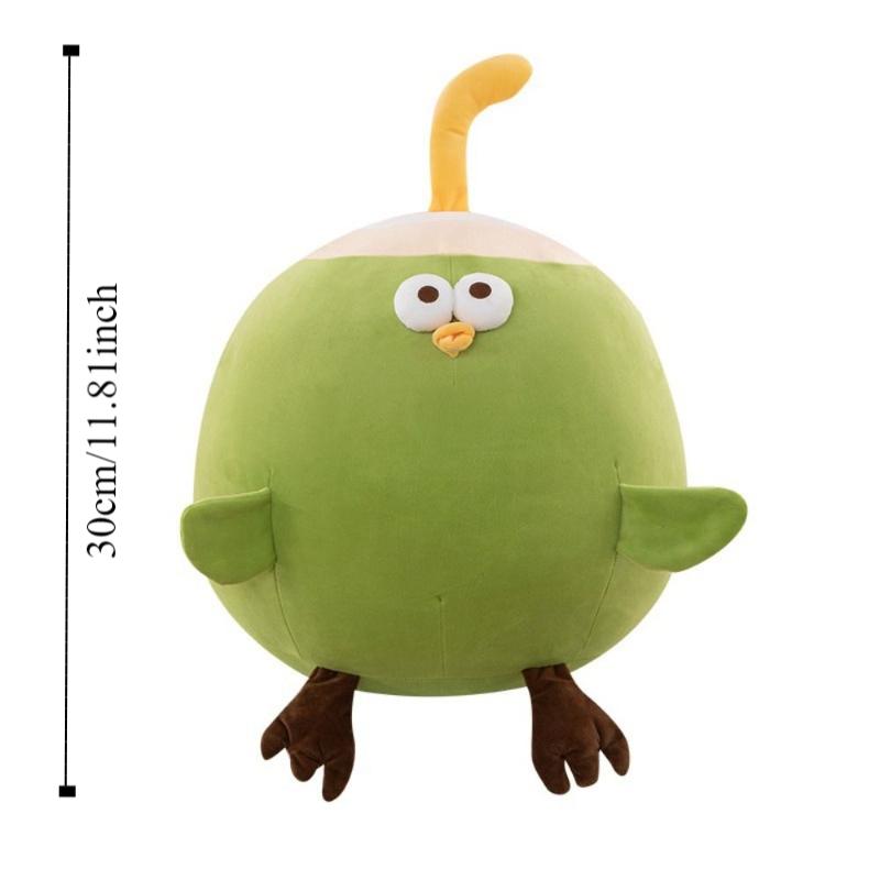Fluffy Coconut Chicken Plush Toy PP Cotton Chicken Stuffed Doll Chick Doll Throw Pillow  Home Decor