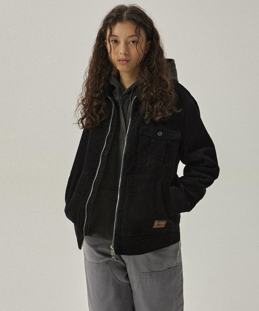 Magoodgan Hunter 5507 Corduroy Detroit Hunter Green Zip-Up Jacket