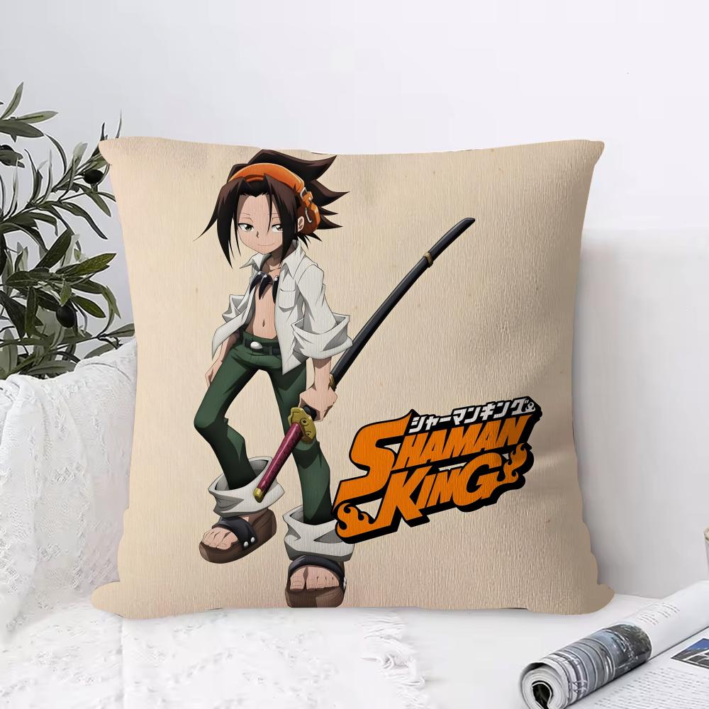 Anime Shaman King Pillow Case Ultra Soft Skin Friendly Fabric Cloud Like Comfort & Concealed Zipper