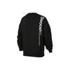 Nike Sweatshirt Letter Logo Print Crewneck Pullover Kids Tops Black FD0150-010