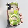 Phone Case For ZTE Blade A53/A53 Plus/Optus X Delight 2 Jelly Soft Black Cover Cute Printed Pattern Rabbit Lamp Penguin Casing