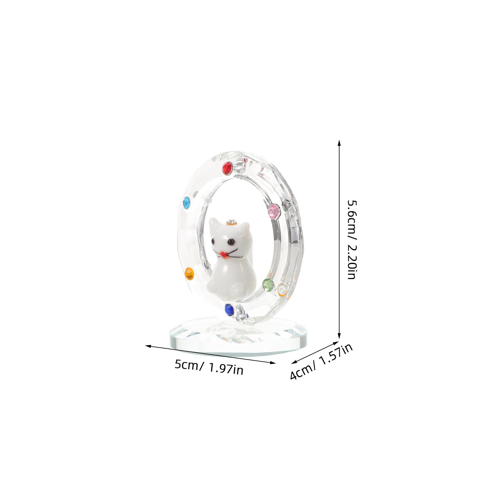 

Mini Easter Bunny Garden Statue Weather Resistant Artificial Crystal Outdoor Yard Decor Spring Easter Outdoor Decorations Lawn