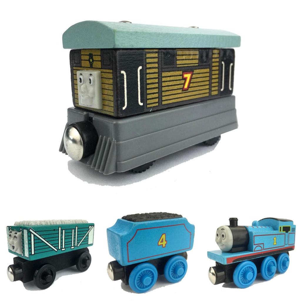 Thomas Treno Vagone Tender Legno Magnetico Binario Giocattolo Camion Set Regalo Bambini