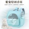 New Pet Bag Macaron Candy Color Large Capacity Shoulder Portable Breathable Cat Bag Outing Pet Backpack
