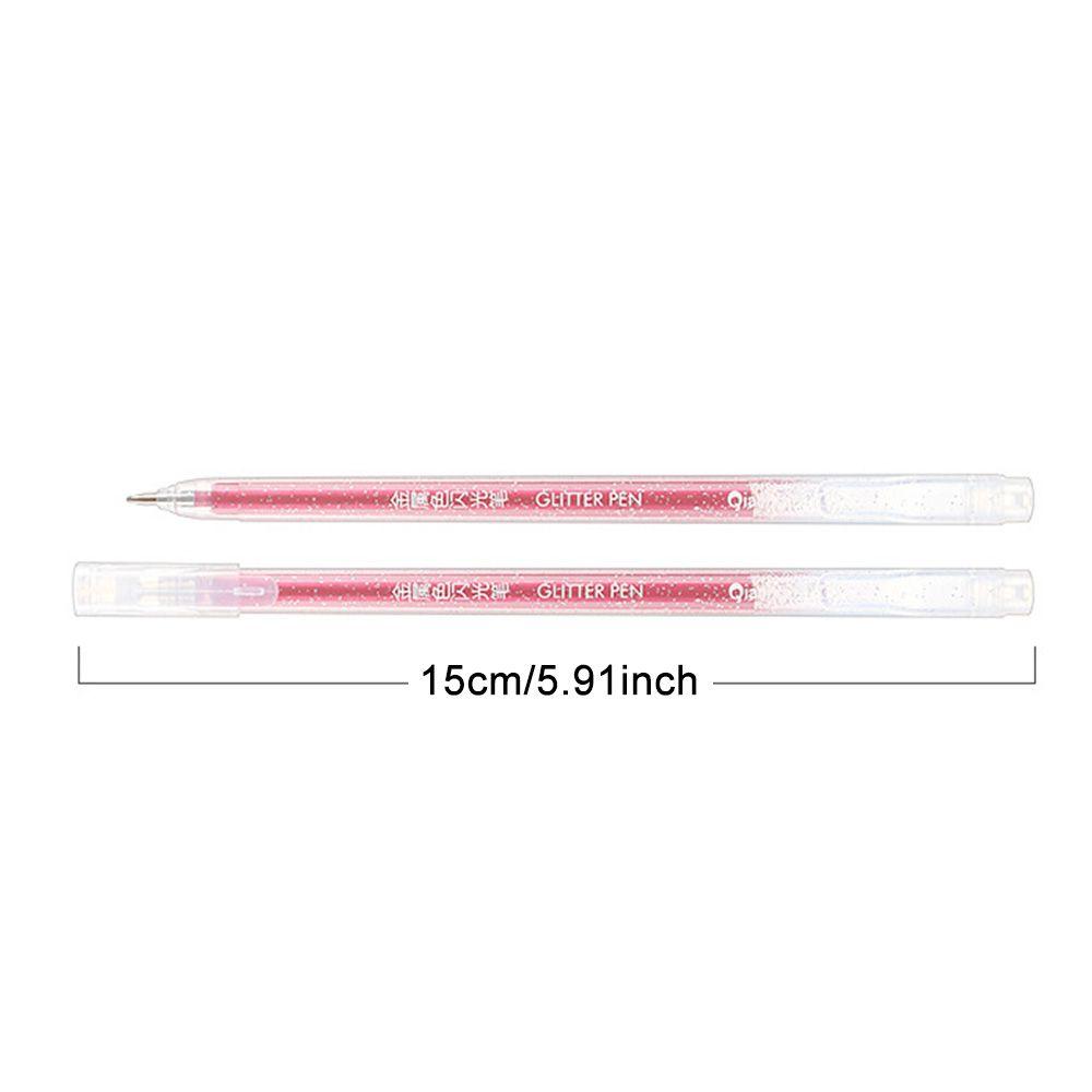 1,0 mm Niedliche Zeichenwerkzeuge Schreibwaren Glitzer Gelstift Leuchtmarker Farbwechsel Textmarker