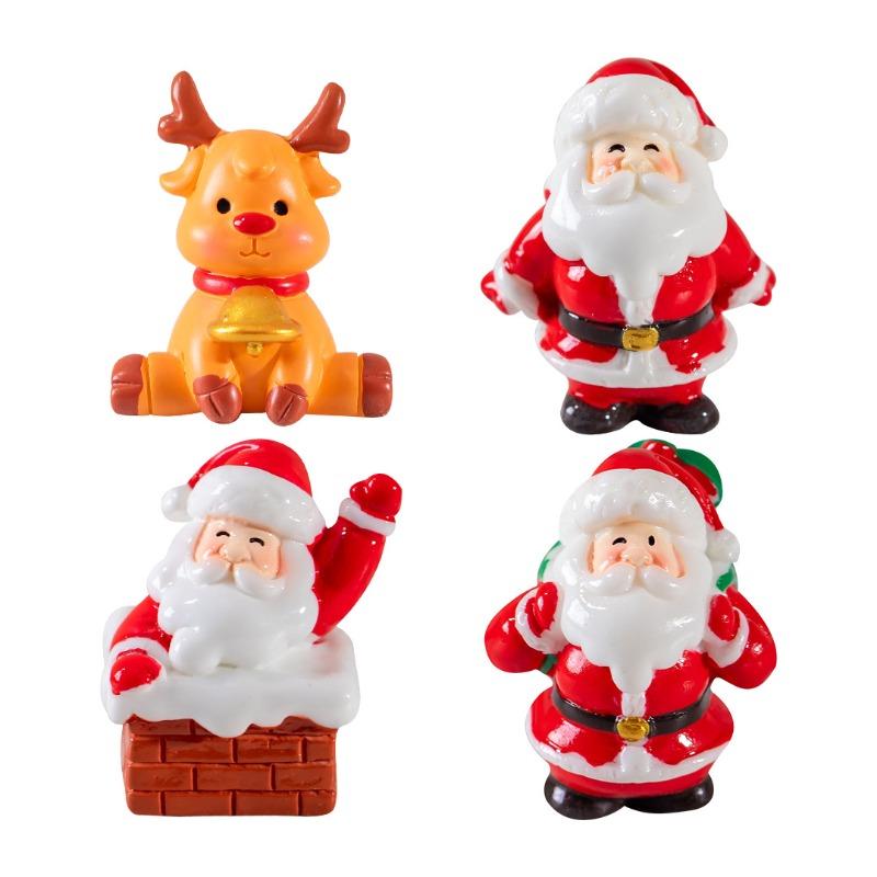 Micro-landscape Santa Claus Cute Snowman Crystal Ball Decorative Accessories Desktop Small Ornaments