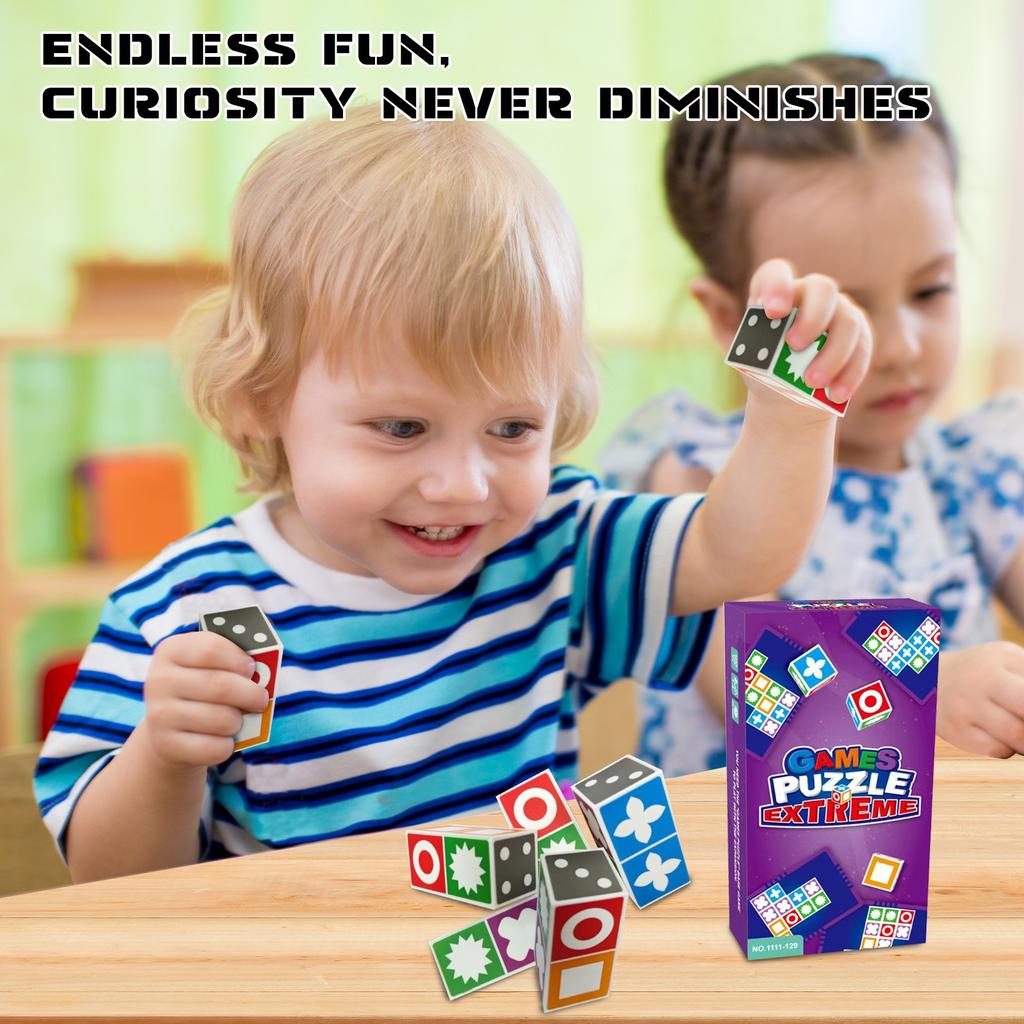 Board Game & Blockwork Bundle – Ultimate Family Fun Pack - Fast-Paced Puzzle Games For Ages 4+ - Multiple Difficulty - 2 To 4 Players