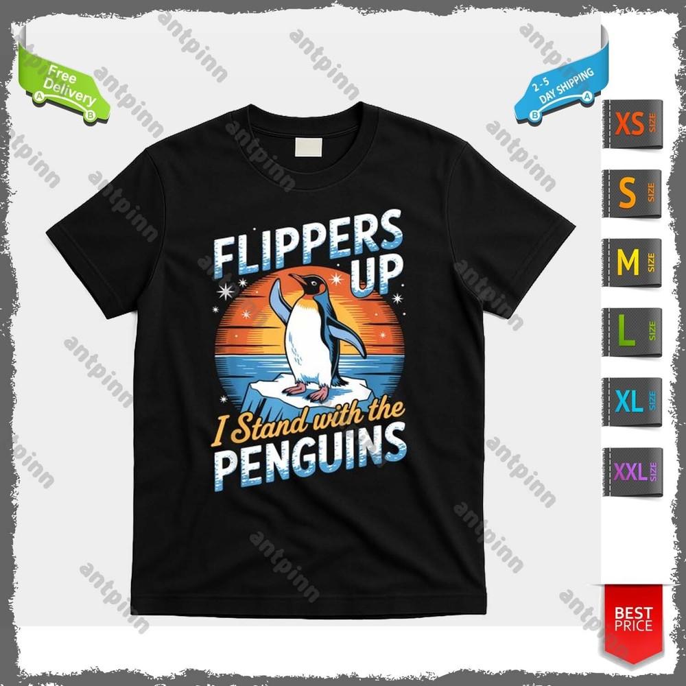Protest Tariff Penguins Protest Against Tariffs T-Shirt Usinex Unisex T-Shirt S