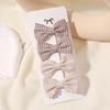 4Pcs/Set Candy Color Mini 2.5" Sweet Bows Hair Clips for Baby Girls Lovely Plaid Hairpins Hairgripes Headwear Hair Accessories