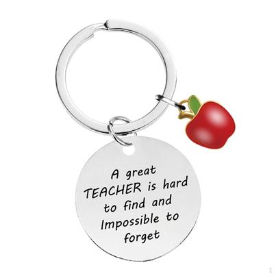 Christmas Gift Teacher Appreciation Keychain Creative Women Accessories Xmas Ornament Craft