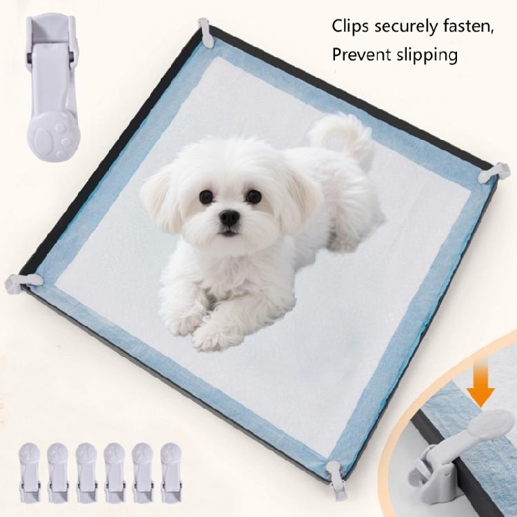 Tappetini per urina di cane in silicone per uso alimentare Riutilizzabili Impermeabili Tappetino per pipì per cani con clip di rinforzo per case con più animali domestici