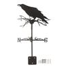 Crow Weather Vane Raven Weathercock Decorative Wind Direction Indicator  Yard