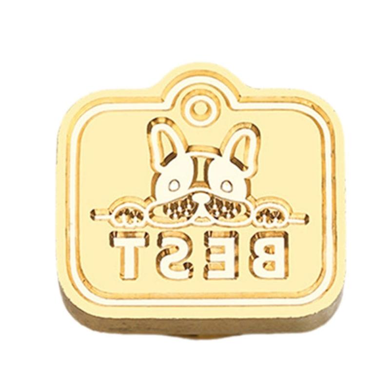 Cats Sealing Wax Stamp Pets Series Wax Seal Stamp Brass Head Dog Paws Seal Stamp for Scrapbooking Invitations Decoration