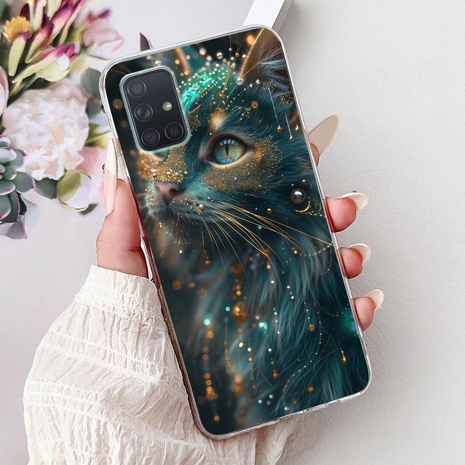For Samsung Galaxy A31 A51 A71 Case A315F A515F A715F New Luxury Painted Cover Soft Silicone Case For Samsung A51 A 31 71 Fundas