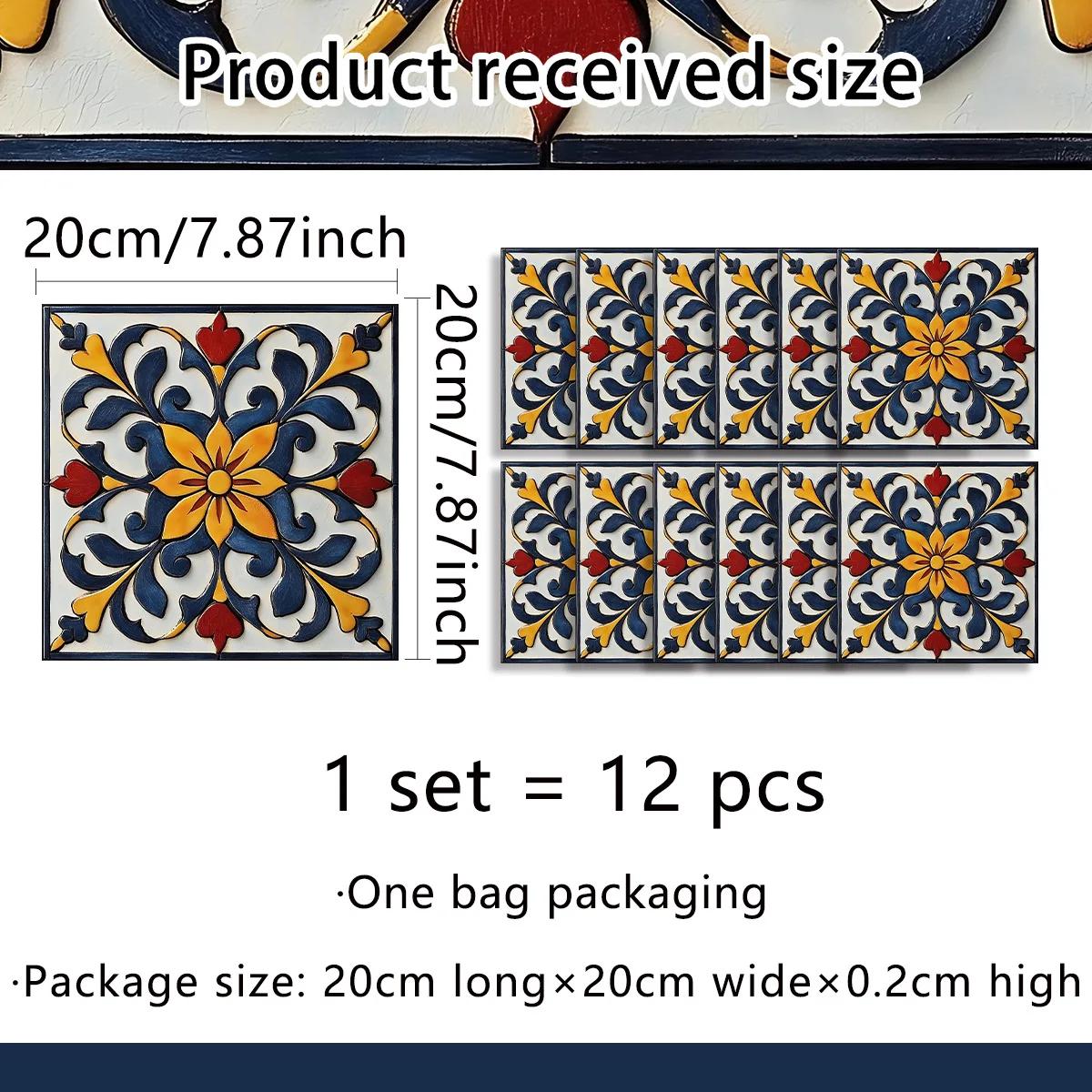 

Kitchen Backsplash PVC Tile Decals Kitchen Decor Waterproof PVC Material Self-apply Backing Moisture Resistant For Kitchen Walls