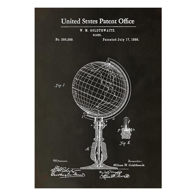 Vintage Camera Globe Picture Decoration Mural Retro Poster Canvas Painting and Living Room Wall Art Prints for Modern Home Decor No Frame