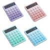 Candy Office Calculator with Precise Computing Large Display Mechanical Keypad Calculator for Efficient Work