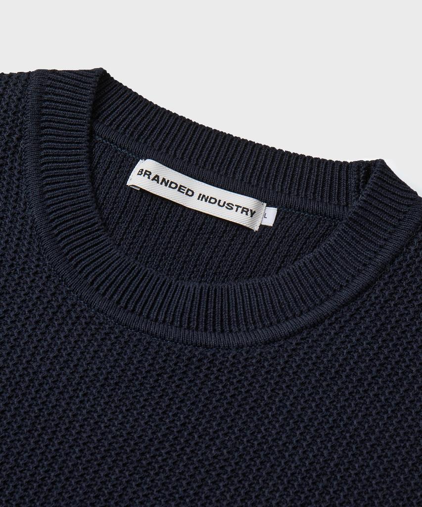 Beulaendideu Hard Twist Holiday Round Knit [Navy]