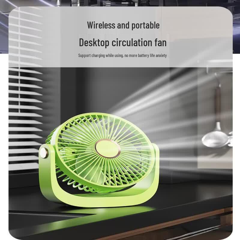 LISM F40 Portable Desktop Fan with Night Light