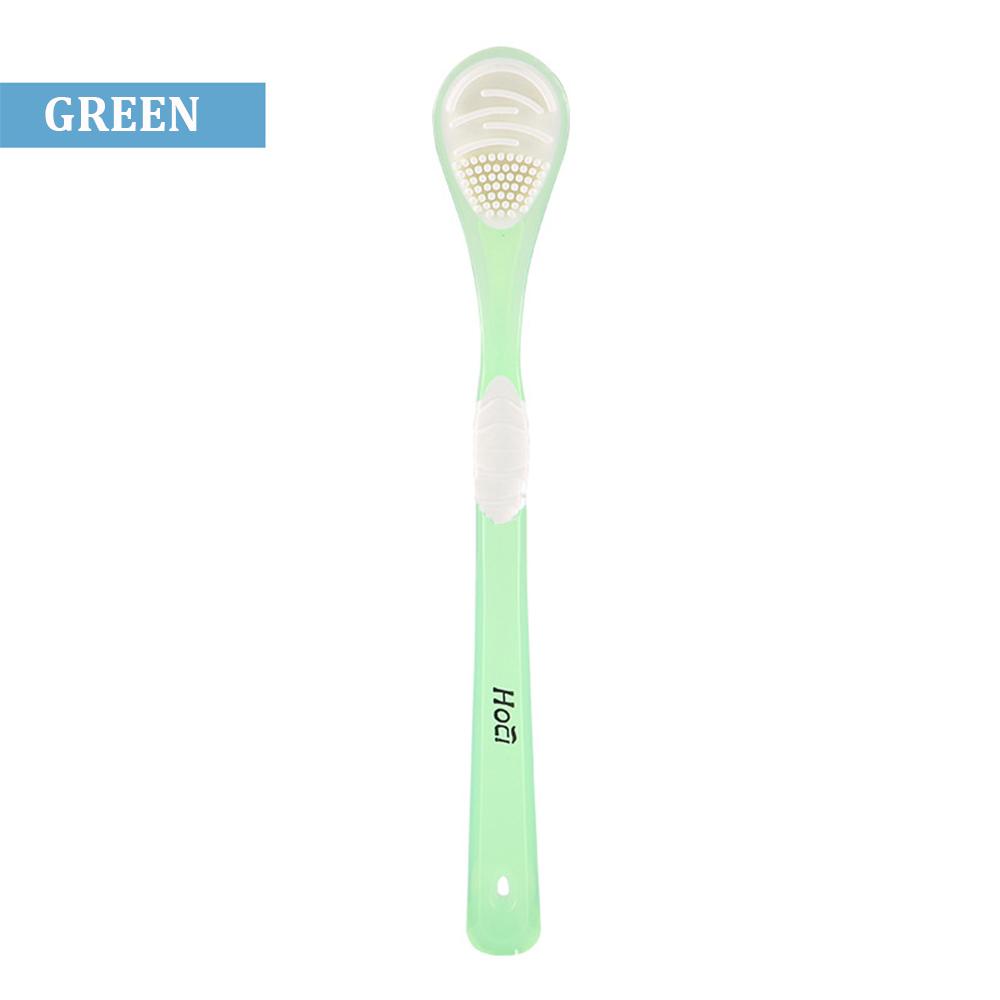 NEW Double Side Tongue Cleaner Brush For Tongue Cleaning Oral Care Tool Silicone Tongue Scraper Toothbrush Fresh Breath