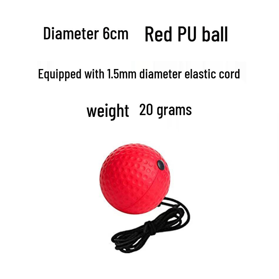 Head-Mounted Boxing Reaction Ball for Stress Relief and Fitness Training