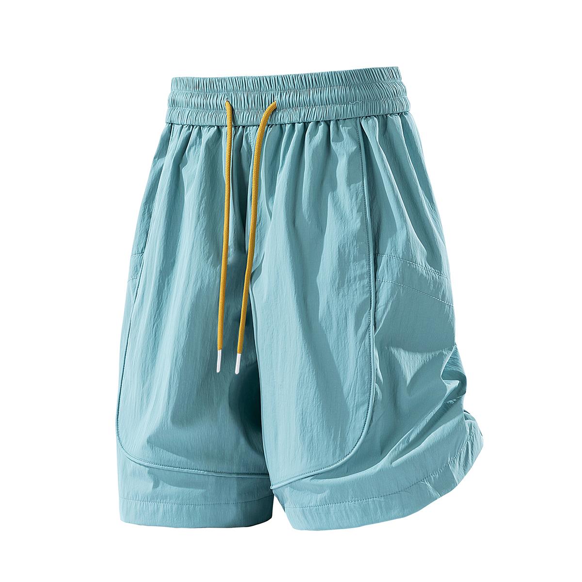 

Summer Men s Casual Trouers Green Black Shorts Running Man Short Pants OverSize Sport Shorts S синий