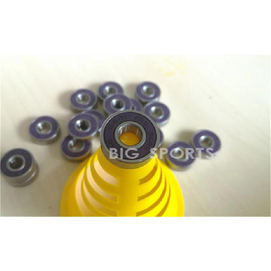 16PCS/set ILQ-11 Skating Bearings Deep Groove 608ZZ 8X22X7mm Chrome Steel Skates Bearings ABEC-11 Slalom Sliding