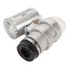 45X Mini Pocket Microscope Adjustable Portable Magnifying Glass with 2 LED Lights for Jewelry