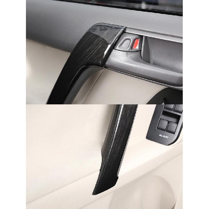 4 DB ABS ezüst színű autó belső ajtókilincs díszítő burkolat burkolat Toyota Land Cruiser Prado FJ150 150 2010-2018 autótartozékokhoz