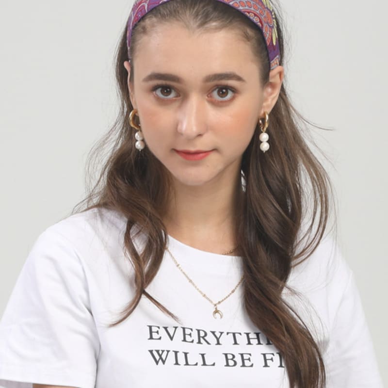 LALA Imported Ethnic Hairband P-L/VIOLET