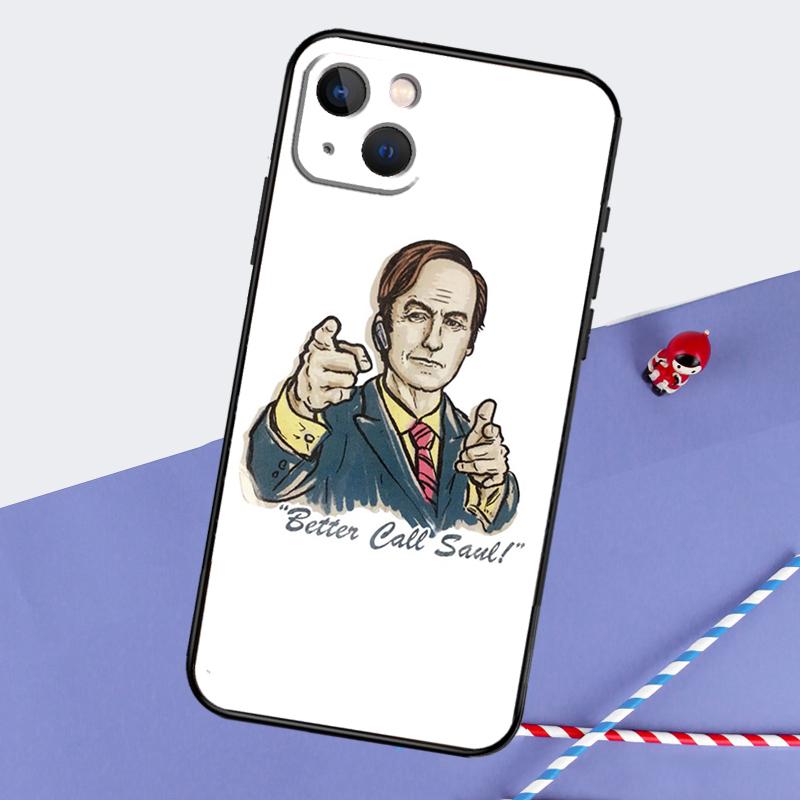 Better Call Saul TV Phone Case For iPhone 16 15 Pro Max 12 13 Mini 11 14 Pro Max XR 16 15 Plus 16e Cover Coque