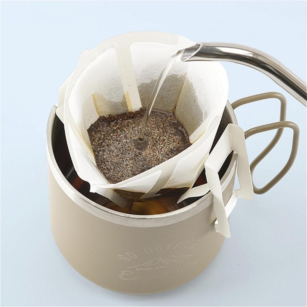 CaptaIn Stag Uw 3588 Utomhus Kaffefilter Enkelt Kaffedroppfilter För 1 2 Koppar 16 Ark Tillverkad I Japan