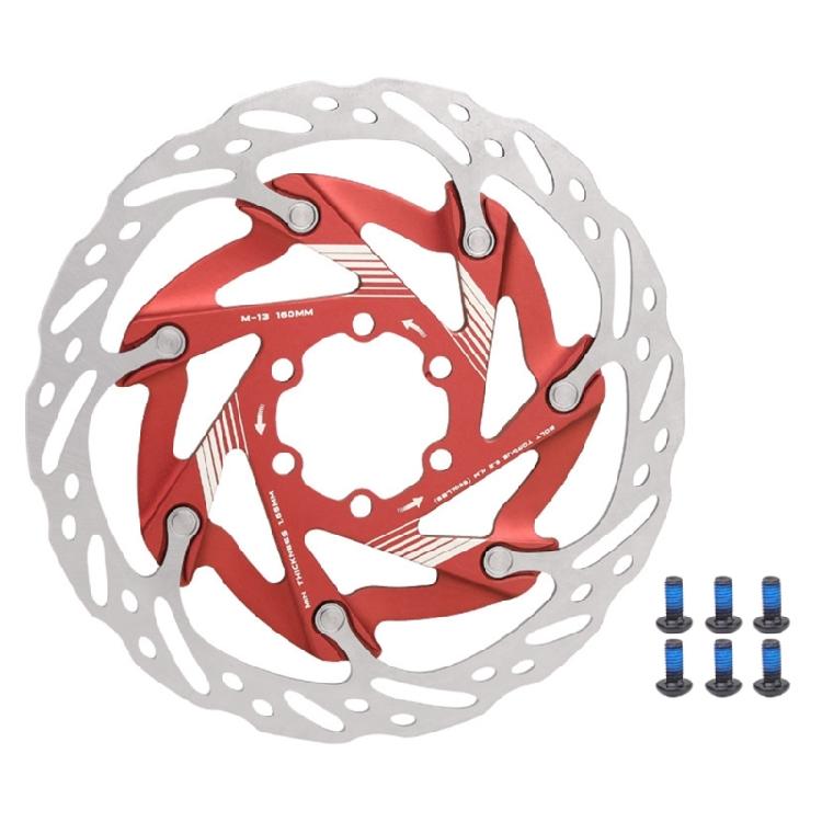 160mm Central Locking Bike Brake Rotors Hollow Road Bike Brake Rotor Hydraulic Centerlock Disc Rotor Easy To Install