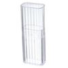 Boîte de rangement pour cure-dents, mini étui de rangement portable en plastique transparent pour cure-dents pour voyage
