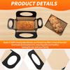 39 x 49cm Food Grade Loaf Pan Liner Reusable Bread Sling Lifter Non Stick Mat with 4 Handles (BPA Free, FDA Certified)