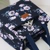 Stylish and Practical: Portable Lunch Tote Bag with Flower Print and Thick Nylon Fabric for Work and Outdoors