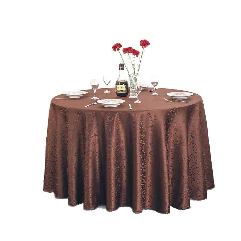 Large European Style Round Tablecloth for Events and Family Use
