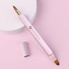Retractable Double-Ended Lip Brush Portable Slim Design Square Handle Dual Tip Lipstick Brush for Precise Application and Easy Carry